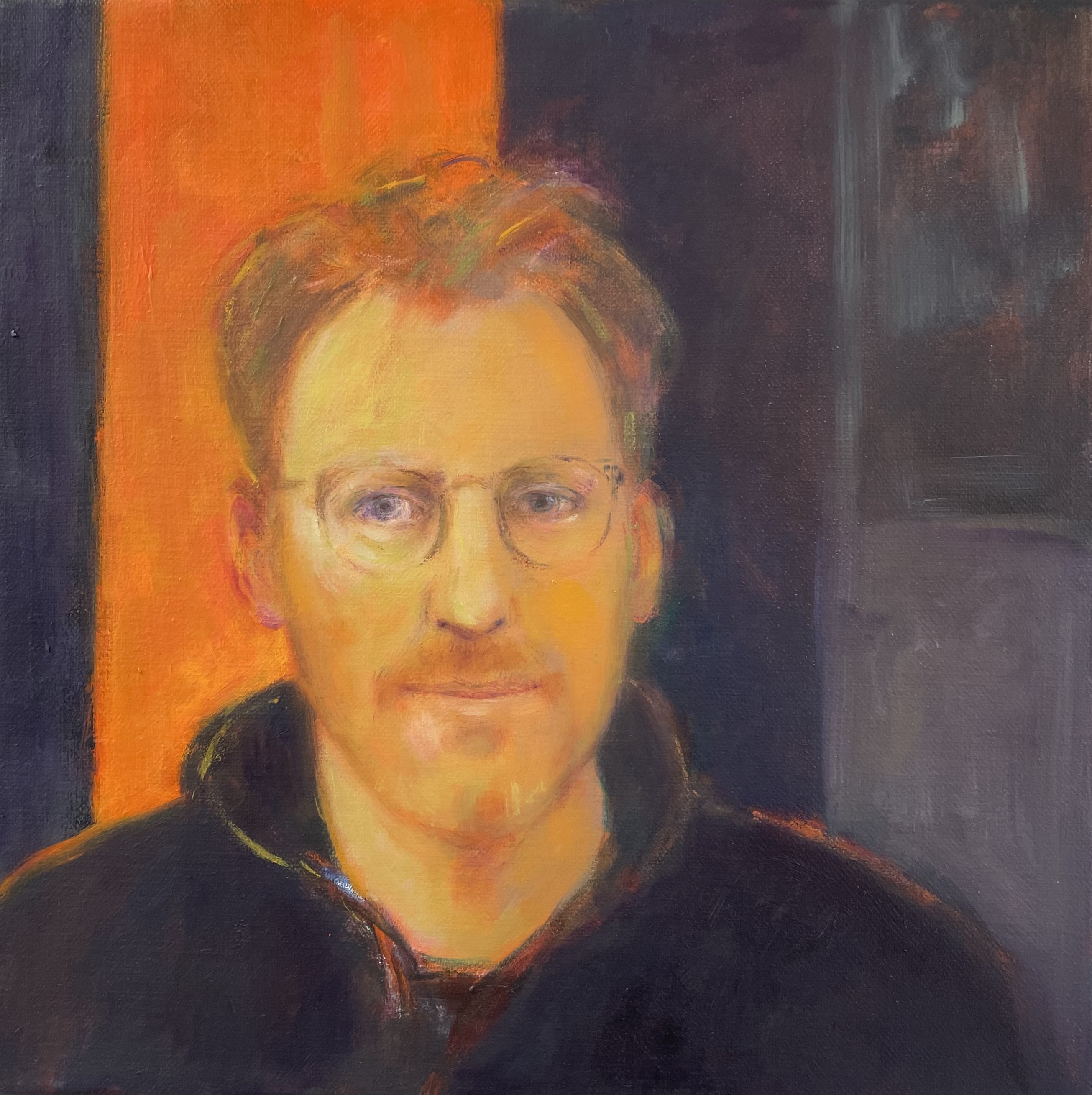 30 x 30 cm, olie
